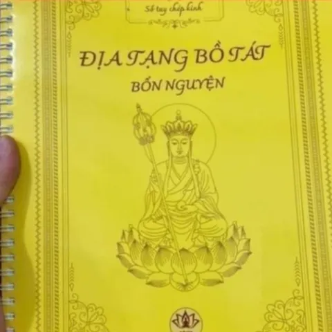 10 Vở chép kinh Địa Tạng a5  in mờ gieo duyên