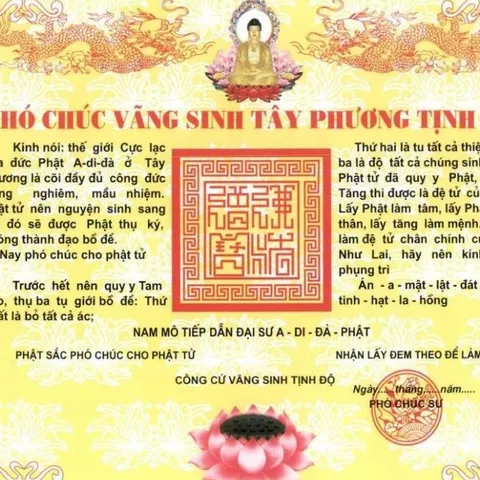 TO71 Phó Trúc Vãng Sinh 1 mặt ép plastic siêu đẹp  2 SIZE A4 VÀ A3 ÉP PLASTICS