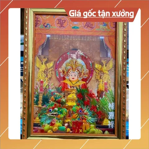 Khung Tranh BÀ CHÚA XỨ ( Châu Đốc ) 35CM X 45CM
