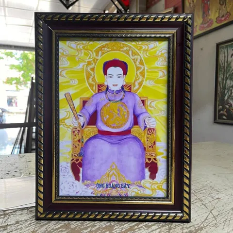 Khung Tranh ÔNG HOÀNG BẢY - có khung  có hoả tốc 3 CỠ