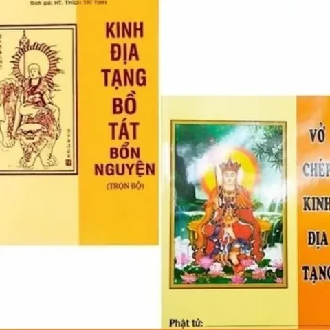 Combo 2 quyển gồm vở chép kinh và kinh đọc cực đẹp