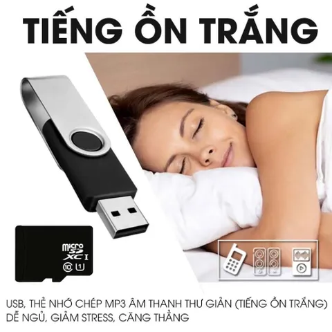 USB kingston Tiếng Ồn Trắng, Âm thanh tự nhiên giúp giảm căng thẳng, dễ ngủ, thư giản, ASMR Audio hiệu quả