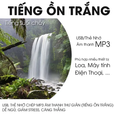 USB kingston Tiếng Ồn Trắng, Âm thanh tự nhiên giúp giảm căng thẳng, dễ ngủ, thư giản, ASMR Audio hiệu quả