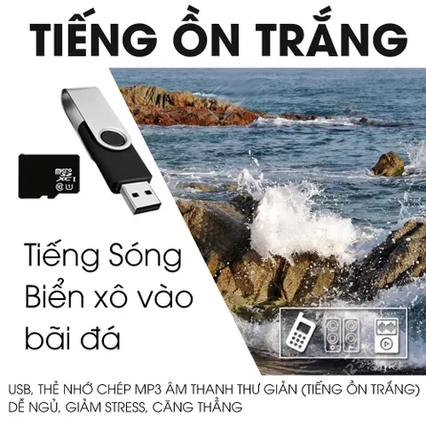 USB kingston Tiếng Ồn Trắng, Âm thanh tự nhiên giúp giảm căng thẳng, dễ ngủ, thư giản, ASMR Audio hiệu quả
