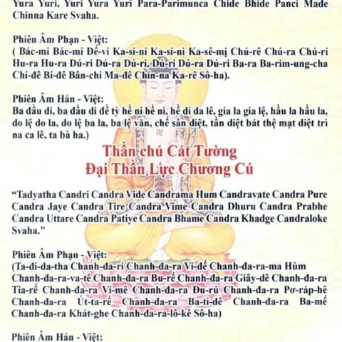 TO18 tờ chú Thần Chú Trong Kinh Trường Thọ 1 mặt plastic siêu đẹp  2 SIZE A4 VÀ A3 ÉP PLASTICS