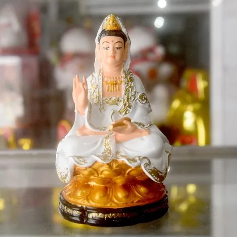 8 MẪU - Tượng Phật Quán Thế Âm Bồ Tát NGỒI 12CM cực đẹp