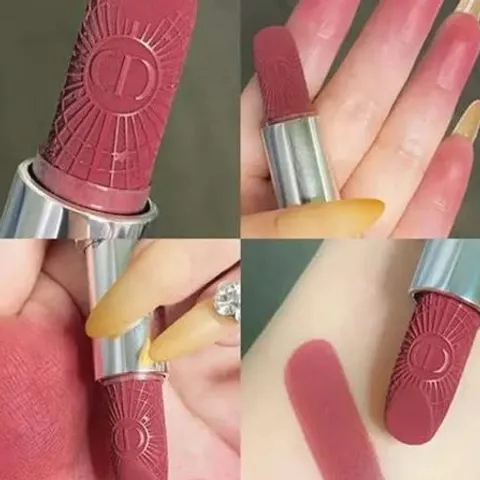Son Dior 674 Midnight Rose Velvet chính hãng, lì mịn mướt - Chạm đầu không vỏ 💄 Săn giá tốt!