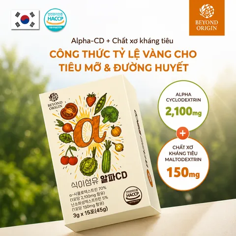 [Beyond Origin] Chất Xơ Kiểm Soát Mỡ & Đường Alpha-CD