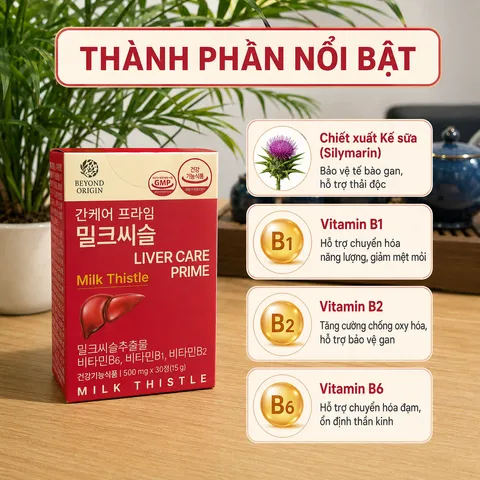 [Beyond Origin] Viên Uống Bổ Gan Milk Thistle