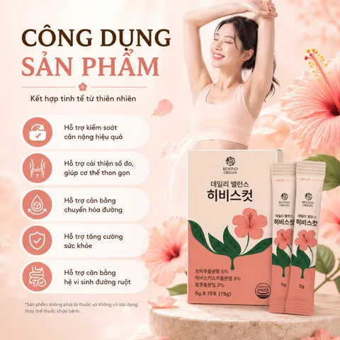 [Beyond Origin] Trà Thanh Lọc Giảm Cân Hibiscus Daily Balance