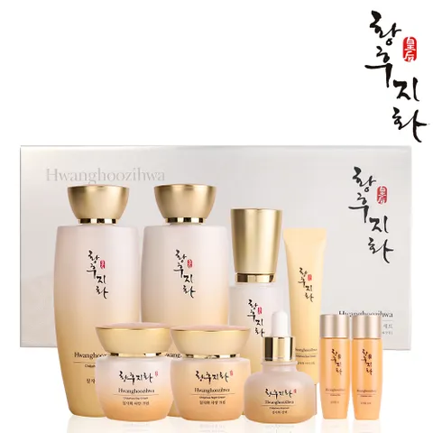 Hwanghoozihwa Mỹ Phẩm Thảo Dược Cao Cấp Hàn Quốc Set Chiljahwa 7 Loại
