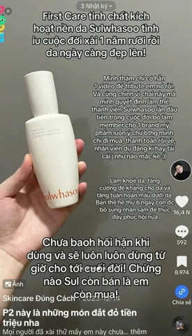 Serum Sulwhasoo chống lão hóa 15ml trẻ hóa da căng bóng, giá tốt nhất 🏷️