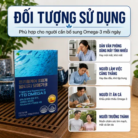 [Nature Life Health] Viên Uống Dầu Cá Supercritical rTG Omega-3