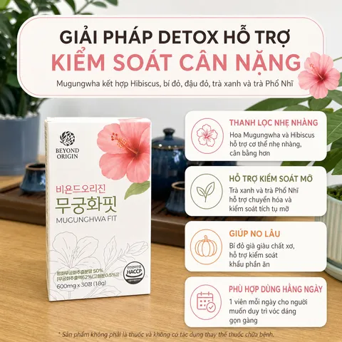 [Beyond Origin] Viên Uống Giảm Cân Mugungwha Fit 840111