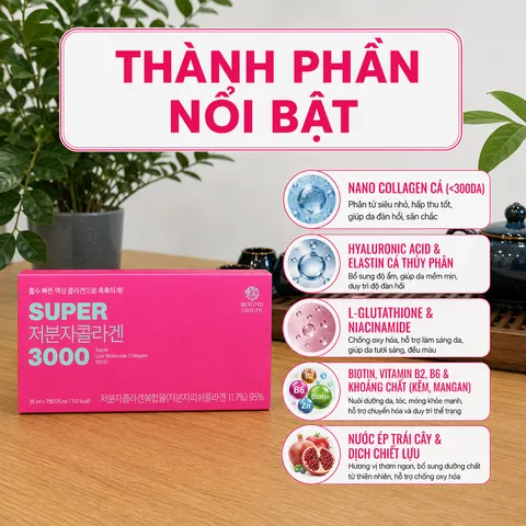 [Nature Life Health] Nước Collagen Peptide 3000