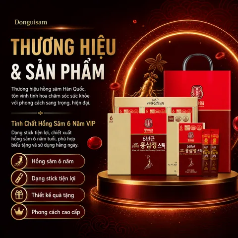 Donguisam Cao Hồng Sâm 6 Năm Vip Cao Cấp Hàn Quốc
