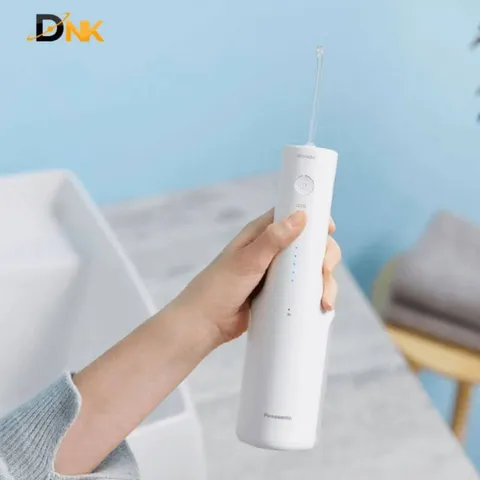 Máy Tăm Nước Siêu Âm Panasonic EW-DJ66 Chính Hãng – Loại Bỏ 99,9% Mảng Bám, 5 Mức Áp Lực Nước