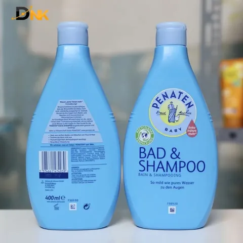 Sữa Tắm Gội Penaten Bad & Shampoo 400ml Chính Hãng Đức Cho Bé Sơ Sinh, Dịu Nhẹ Không Cay Mắt