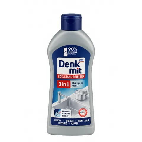 🧴 DUNG DỊCH TẨY RỬA INOX DENKMIT 3IN1 – NHẬP KHẨU CHÍNH HÃNG TỪ ĐỨC 🇩🇪