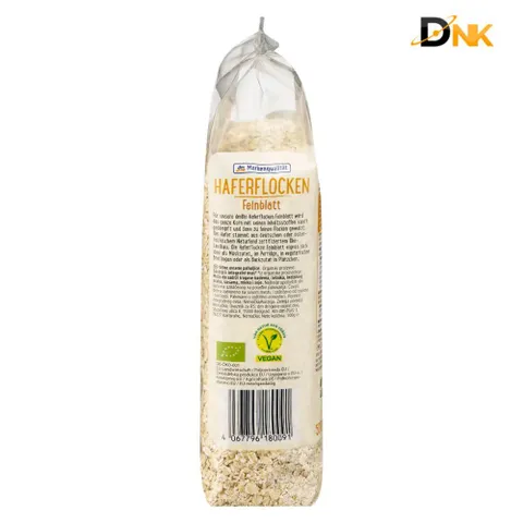 Yến Mạch dmBio Feinblatt 500g Đức | Yến Mạch Hữu Cơ Nguyên Cám | Giảm Cân Eat Clean Healthy