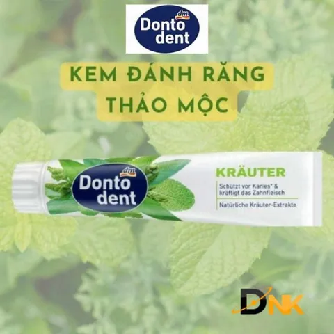 Kem Đánh Răng Dontodent Nội Địa Đức 125ml – Bảo Vệ Răng Miệng Toàn Diện, Hơi Thở Tự Tin