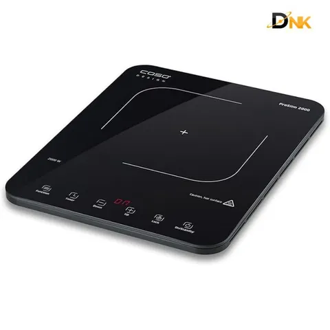 Bếp từ đơn CASO Design ProSlim 2000 – Siêu mỏng, cảm ứng 2000 W, nhập khẩu Đức