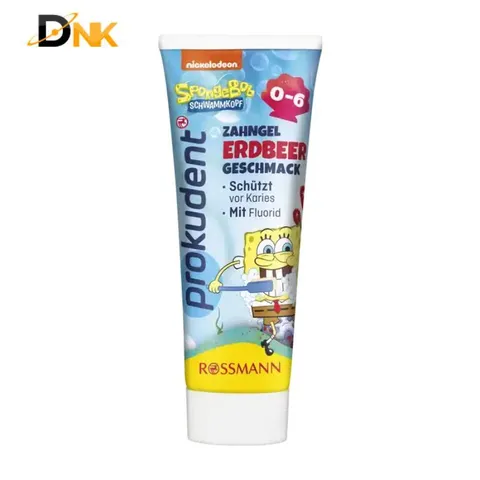 Kem đánh răng trẻ em Đức Prokudent Junior 6+ 75ml – Hương bạc hà nhẹ, ngừa sâu răng cho bé