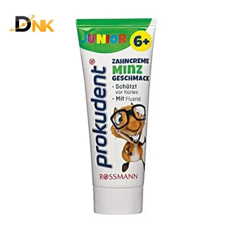 Kem đánh răng trẻ em Đức Prokudent Junior 6+ 75ml – Hương bạc hà nhẹ, ngừa sâu răng cho bé