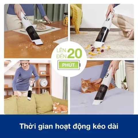 Máy hút bụi cầm tay Tineco GO Mini chính hãng | Không dây, nhỏ gọn dùng cho nhà & ô tô