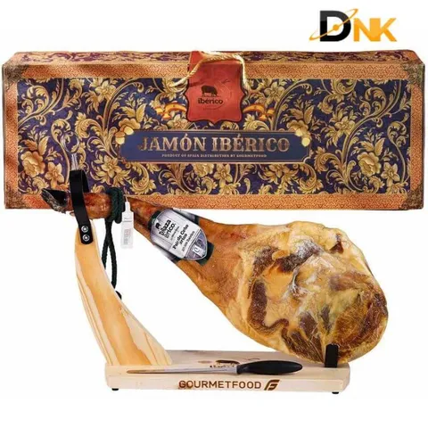 🥩 Đùi Heo Đen Muối Deraza Iberico 24 Tháng – Paleta Bone-in Tây Ban Nha
