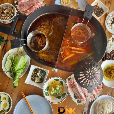 Nồi Lẩu & Hấp 2 Trong 1 WMF Lono Hot Pot Steam Đức – Cromargan®, Lẩu 2 Ngăn, Công Suất 1750W