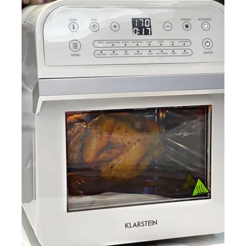 Nồi Chiên Không Dầu Klarstein Aero Vital Cube, Dung Tích 12L, Công Suất 1600W, Nhập Đức