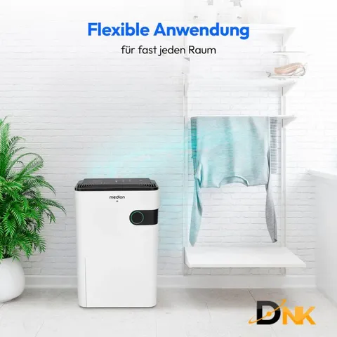 Máy hút ẩm Medion MD12044 24L chính hãng Đức – Điều khiển qua App, Bình 5L, Siêu êm 43dB
