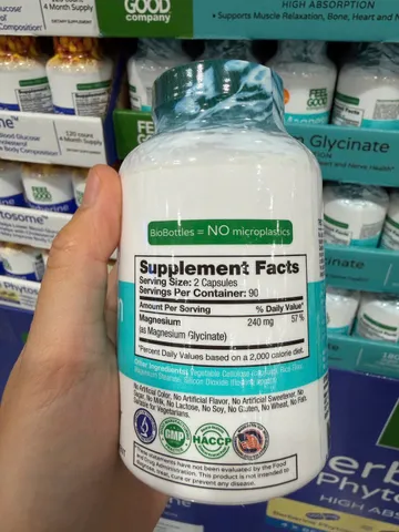 BỔ SUNG MAGIE - Feel Good Company Magnesium Glycinate – High Absorption