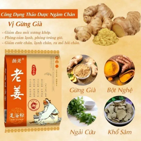 Thảo Dược Ngâm Chân Túi Lọc Đông Y - Thải Độc Giảm Đau Nhức - Tê Chân - Giảm Hôi Chân Đủ Vị