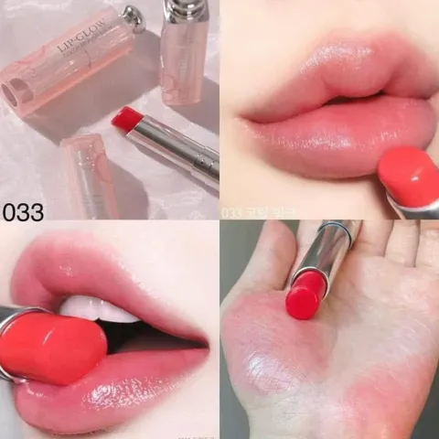 Son dưỡng Dior 033 Addict Lip Glow không hộp - Dưỡng môi mềm mịn, lên màu tự nhiên 🏷️ Giá tốt nhất!