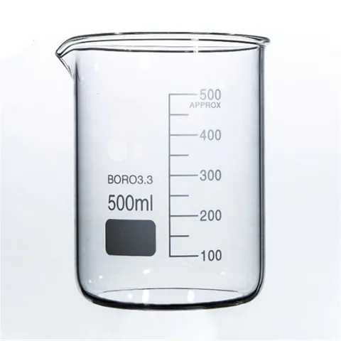 Cốc thủy tinh thí nghiệm chịu nhiệt 500ml