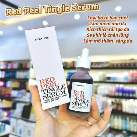 So'Natural Red Peel Tingle Serum tinh chất thay da sinh học 50ml - 🔴Giá tốt nhất hôm nay