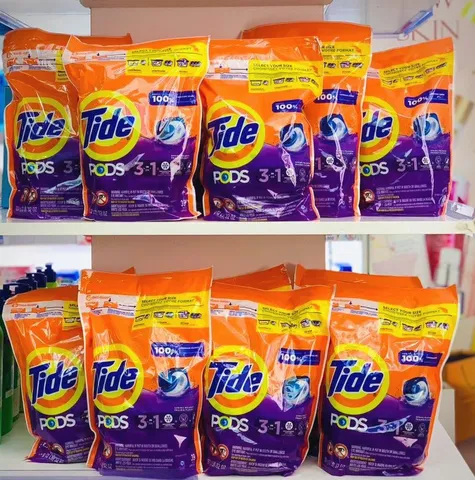 ✨ Viên giặt Tide Pods chính hãng 39 viên - Giặt xả 3 trong 1 sạch sâu, thơm lâu