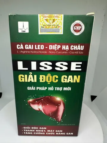 Giải độc gan lisse, tăng cường chức năng gan