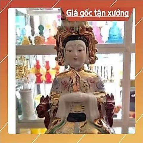 TƯỢNG CỬU THIÊN HUYỀN NỮ MEN SỨ 30CM ĐÀI LOAN 840433