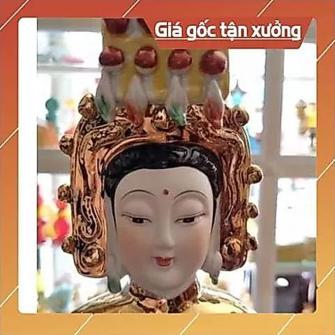 TƯỢNG CỬU THIÊN HUYỀN NỮ MEN SỨ 30CM ĐÀI LOAN 840433
