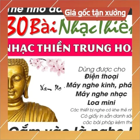 Thẻ 4G Chép Sẵn 30 Bài Nhạc Thiền Phật Giáo Trung Hoa 840436