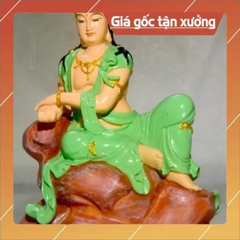 8 MẦU, Tượng ngài Quan Thế Âm tự tại cao 13cm 840459
