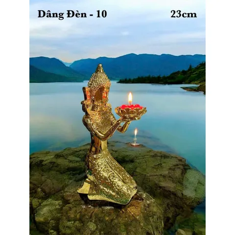 1 TƯỢNG CHƯ THIÊN DÂNG ĐÈN NẾN CAO 23CM