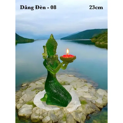 1 TƯỢNG CHƯ THIÊN DÂNG ĐÈN NẾN CAO 23CM