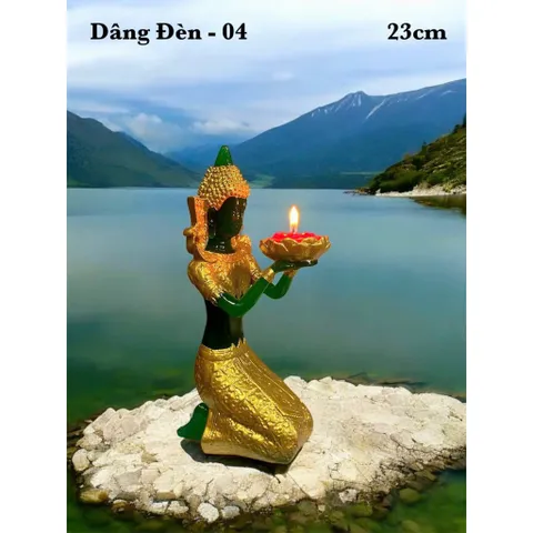 1 TƯỢNG CHƯ THIÊN DÂNG ĐÈN NẾN CAO 23CM