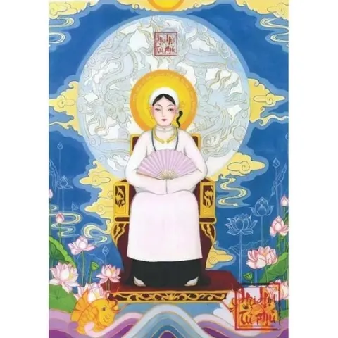 Tranh CÔ BƠ - có khung hoàn thiện  có HOẢ TỐC