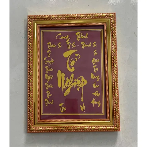 Tranh thờ Tổ Nghiệp, KT 19*25cm - 28*38cm và 38*48cm ( có khung ) cực đẹp 840462