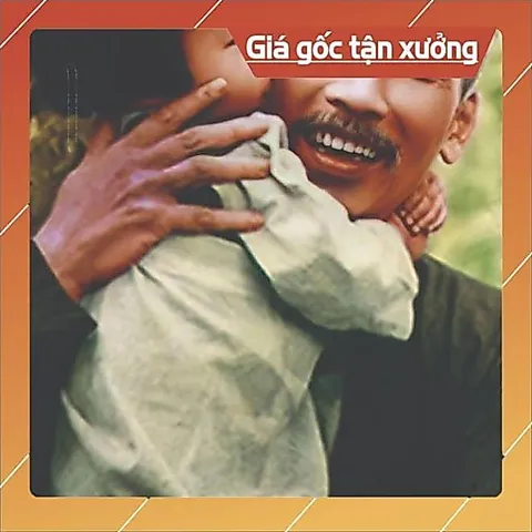 Ảnh Bác Hồ và Thiếu Nhi ( Chỉ in + ép platic, không đóng khung ) cực đẹp
